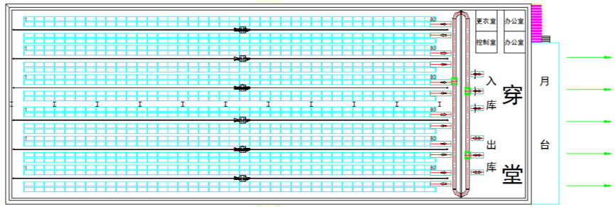 橫梁式智能倉儲(chǔ)貨架
